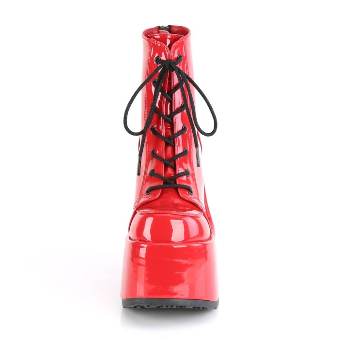 Ghete Camel 203 demonia cult stil gotic toc gros rosii [2]