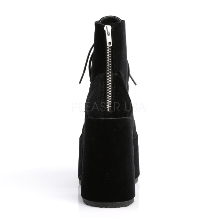 Ghete Camel 203 demonia cult stil gotic toc gros catifea [4]