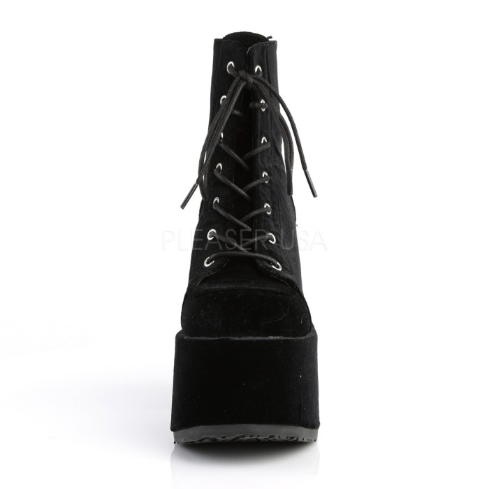 Ghete Camel 203 demonia cult stil gotic toc gros catifea [2]