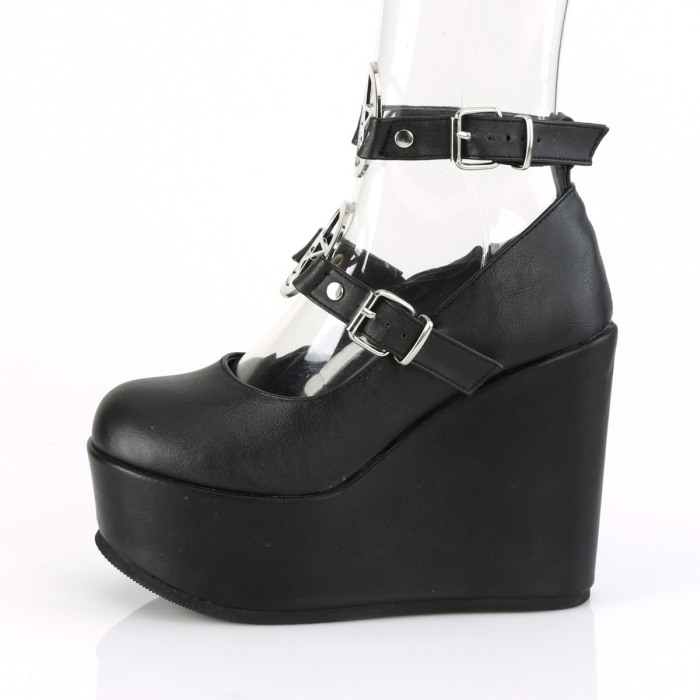 Pantofi Poison 99 stil gotic cu talpa ortopedica demonia [3]