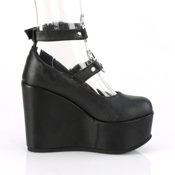 Pantofi Poison 99 stil gotic cu talpa ortopedica demonia [5]