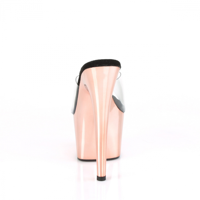 Sandale Pleaser toc inalt si platforma pole dance toc 17 cm rose [3]