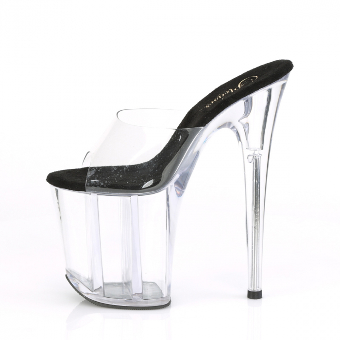 Sandale Pleaser toc inalt transparenta si platforma pole dance dans la bara [9]