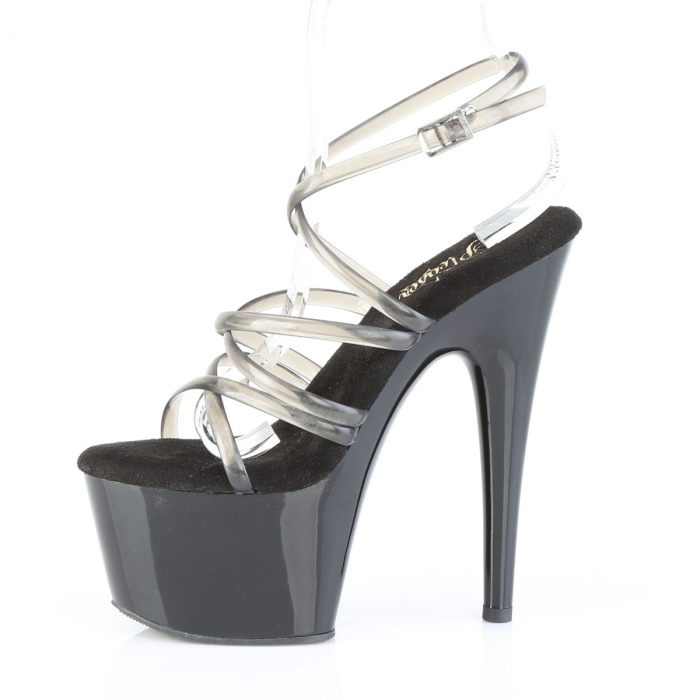 Sandale cu platforma inalta brand Pleaser cu toc de 18 cm [3]