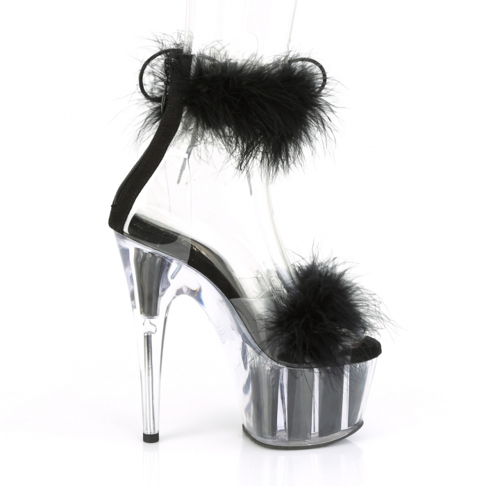Sandale ADORE 724 F marimi marie cu puf si toc 18 cm dans la bara [2]