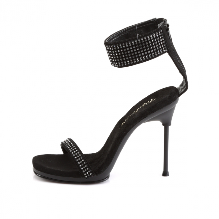 Sandale concurs fitness de mireasa pleaser toc de 12 cm roz [5]