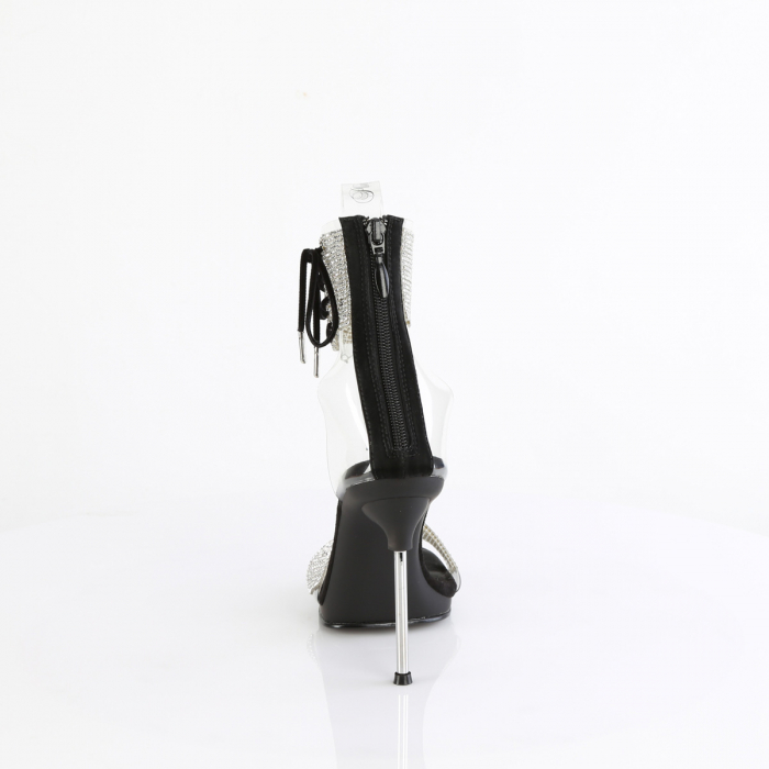 Sandale concurs fitness fara platforma de mireasa pleaser toc de 12 cm [2]