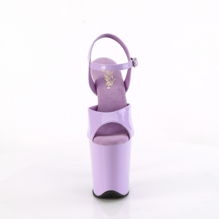 Sandale cu platforma, mov si elegante, brand Pleaser USA [3]