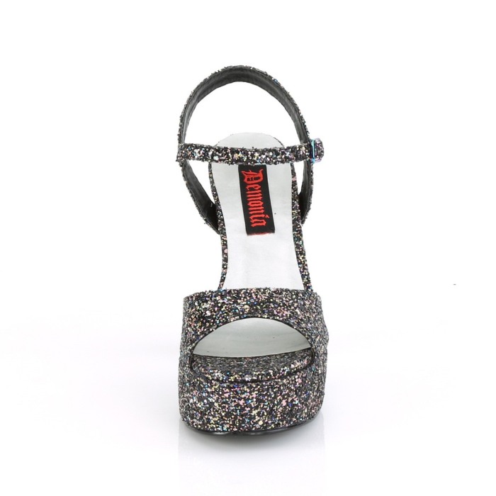 sandale dolly 09 brand Demonia Cult cu tocul gros, stil gotic [2]