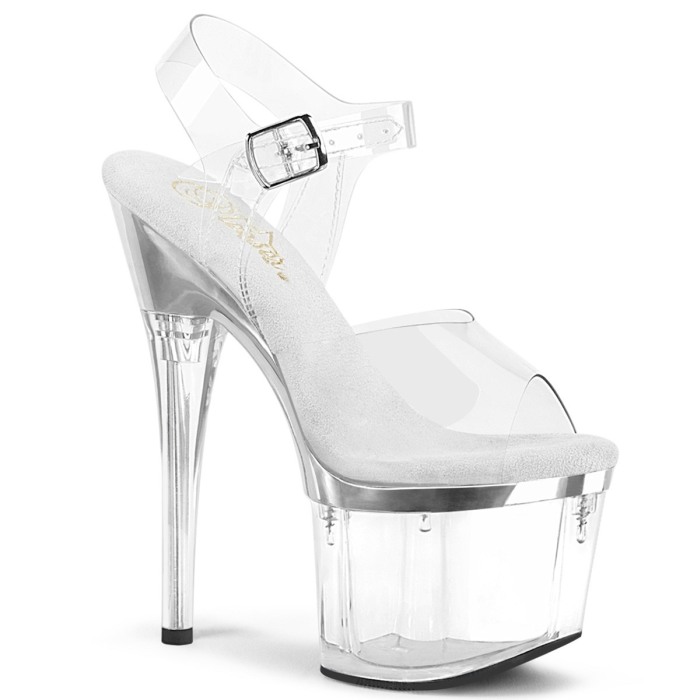 Sandale Pleaser toc inalt 17.8 cm si platforma pole dance dans la bara [1]