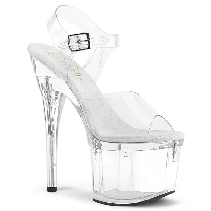 Sandale Pleaser toc inalt 17.8 cm si platforma pole dance dans la bara [1]