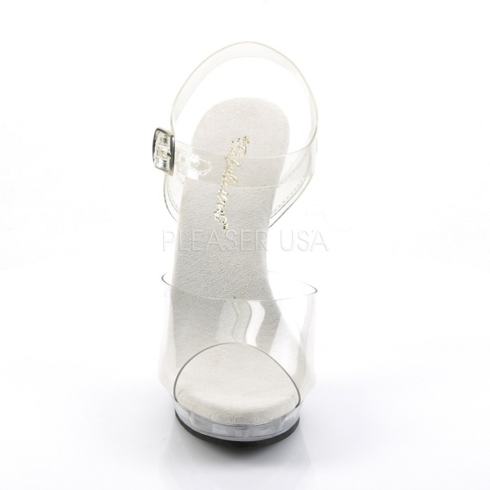Sandale LIP 108 transparente toc inalt concurs fitness mireasa [2]