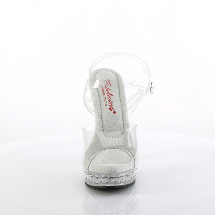 Sandale Majesty 508 SDT transparente toc inalt concurs fitness mireasa [2]