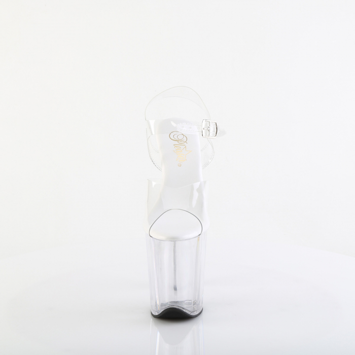 Sandale transparente cu platforma, comode si elegante [2]