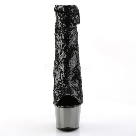 Botine cu toc inalt de 17.8 cm, pleaser USA, dans la bara de scena [1]