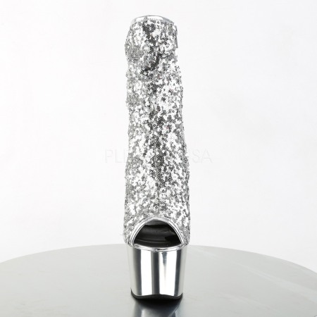 Botine cu toc inalt de 17.8 cm, pleaser USA, dans la bara de club [1]
