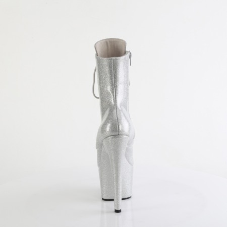 Botine argintii cu toc inalt ADORE 1020 GP [3]
