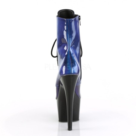 Botine cu toc si platforma, albastru cu mov, ADORE 1020 SHG [3]