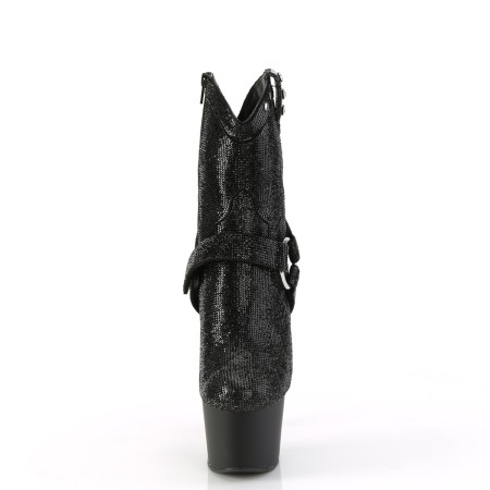 Botine cu platforma si pietricele, comode, brand Pleaser USA [1]