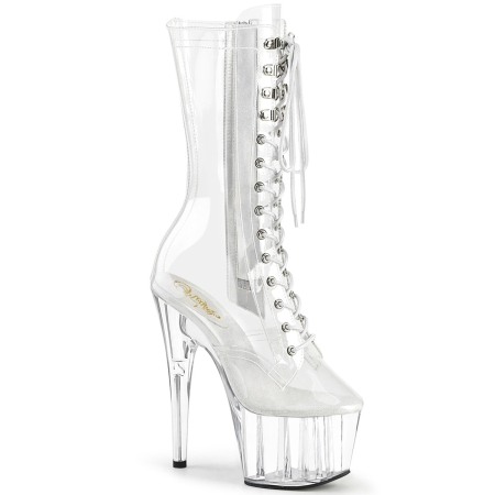 Botine - Botine cu platforma, transparente
