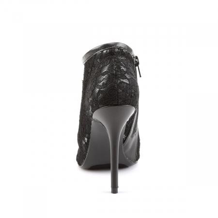 Botine din dantela cu toc inalt de 12 cm elegante [3]