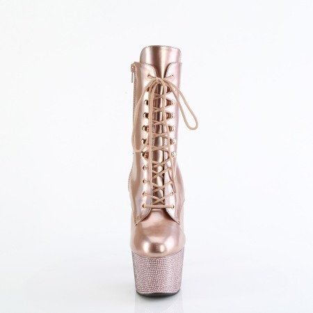 Botine aurii cu platforma BEJEWELED 1020 7 [1]