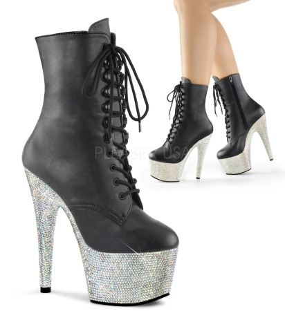 Marimea 39 - Botine cu toc elegante  BEJEWELED 1020 7