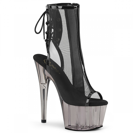 Marimea 39 - botine dama elegante cu toc si cu patforma