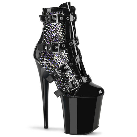 Botine - Botine cu platforma cu catarame, pole dance