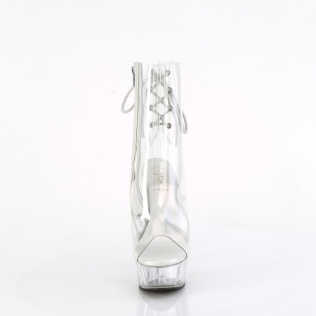 Botine transparente, comode, cu toc inalt [1]