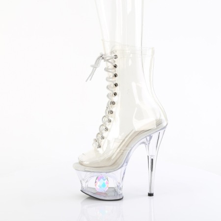 Botine transparente cu toc inalt brand Pleaser [2]
