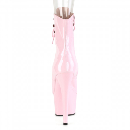 Botine roz cu toc si platforma pentru pole dance [3]