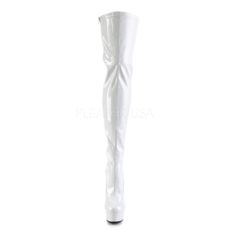 Cizme albe peste genunchi DELIGHT 3063 [1]