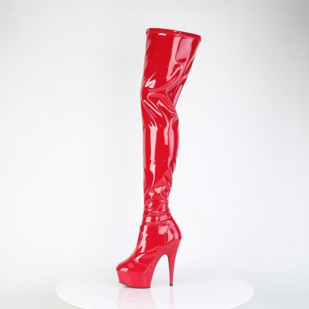 Cizme rosii peste genunchi DELIGHT 4000 [2]