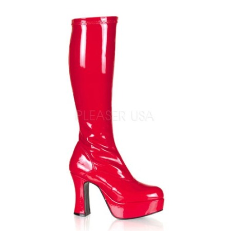 Pleaser USA - Lider mondial in incaltaminte sexy & urbana - Cizme EXOTICA 2000 Rosii