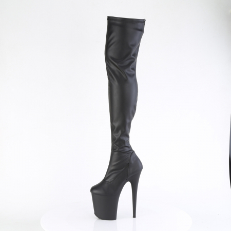 Cizme peste genunchi cu toc inalt 20 cm pole dance papuci dansatoare [2]