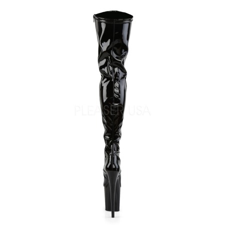 Cizme lungi peste genunchi cu toc inalt 20 cm [3]
