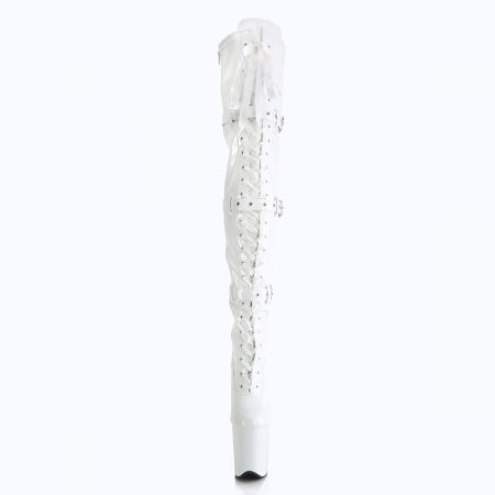 Cizme Flamingo 3028 toc inalt pole dance dans la bara albe [2]
