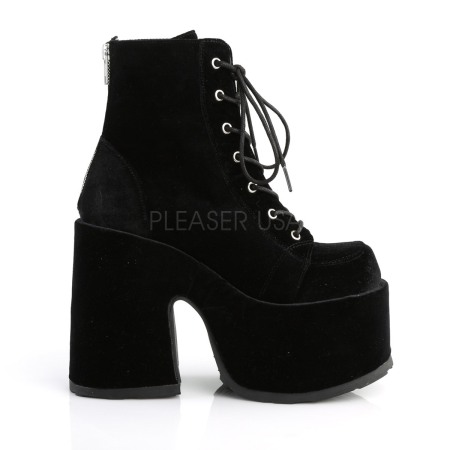 Ghete Camel 203 demonia cult stil gotic toc gros catifea [4]