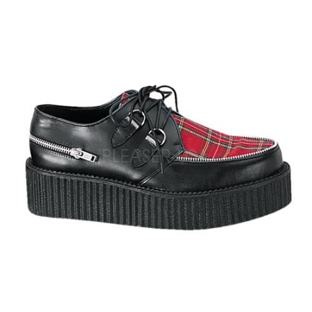 Incaltaminte Gotic Barbati - Pantofi CREEPER 406 Piele