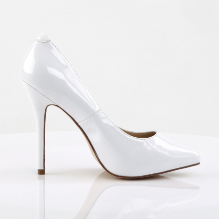 Pantofi mireasa, albi, marimi mari, stiletto [1]