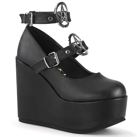 Pantofi - Pantofi Poison 99 stil gotic cu talpa ortopedica demonia