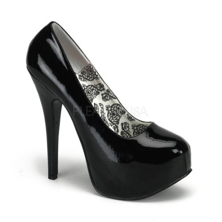Pantofi toc inalt - Pantofi TEEZE 06 W Negru