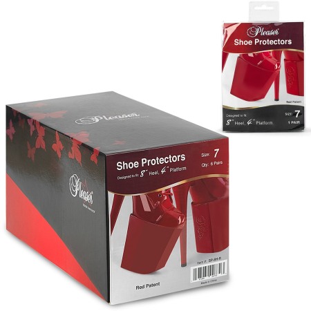 Pleaser USA - Lider mondial in incaltaminte sexy & urbana - protectie platforma rosie sandale botine Pleaser USA pole dance