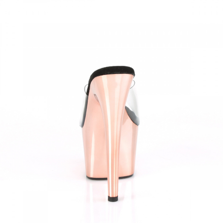 Sandale Pleaser toc inalt si platforma pole dance toc 17 cm rose [2]