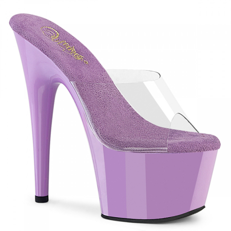Marimea 37 - Sandale Pleaser toc inalt si platforma pole dance toc 17 cm