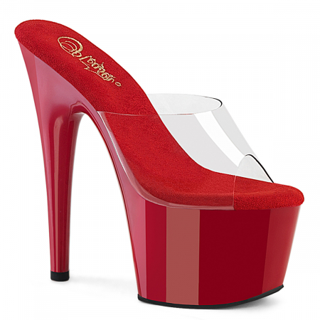 Marimea 37 - Sandale Pleaser toc inalt si platforma pole dance toc 17 cm