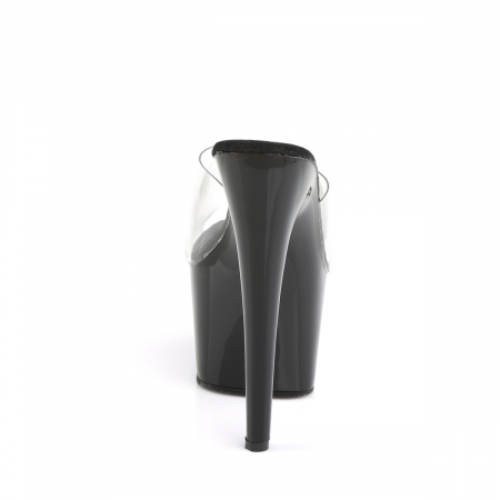 Sandale Pleaser toc inalt si platforma pole dance toc 17 cm negre [1]