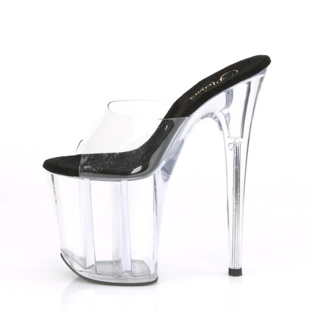 Sandale Pleaser toc inalt transparenta si platforma pole dance dans la bara [2]