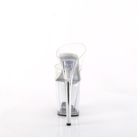 Papuci transparenti FLAMINGO 802 Pleaser toc 20 cm pole dance [3]